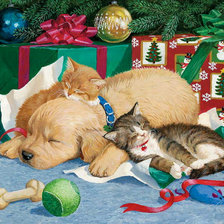 Схема вышивки «новогодняя»