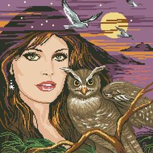 Схема вышивки «в гармонии с природой»