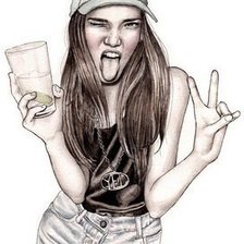 Схема вышивки «Дерзкая»