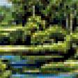 Предпросмотр схемы вышивки «летний пейзаж» (№400712)