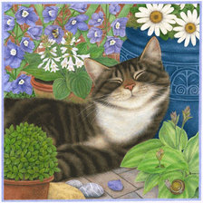 Схема вышивки «Цветной сон»