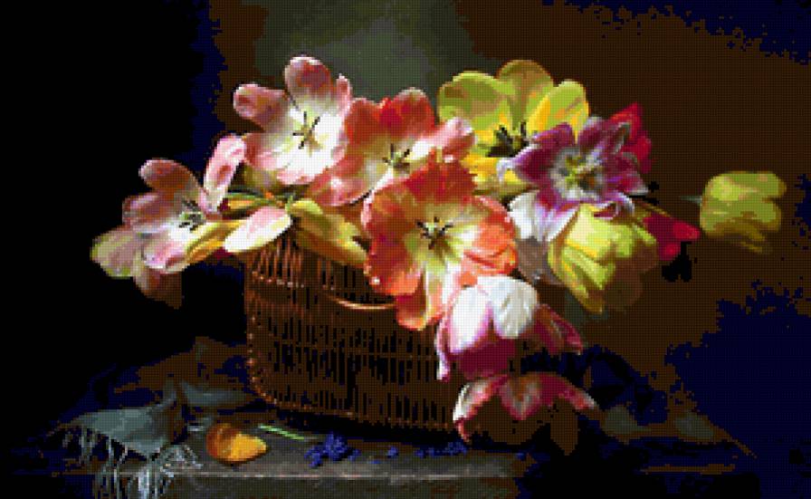 Милый Май - тюльпаны, натюрморт, цветы - предпросмотр