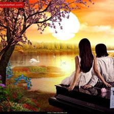 Схема вышивки «Романтика»