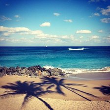 Схема вышивки «Море»