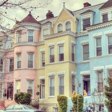 Схема вышивки «Дом»