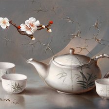 Схема вышивки «time for tea»