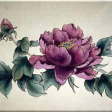 Схема вышивки «китайская живопись»