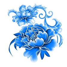 Схема вышивки «пион»