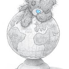 Схема вышивки «тэдди»