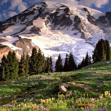 Схема вышивки «Пейзаж»