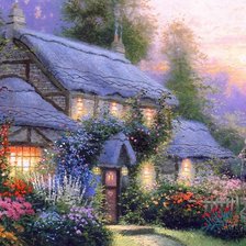 Схема вышивки «Домик»