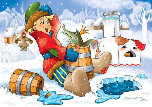 Щука - сказки - оригинал