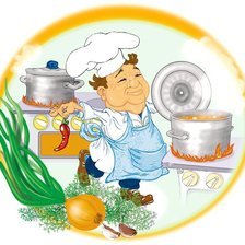 Схема вышивки «повар»