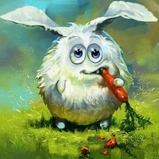 Схема вышивки «Зайчик»