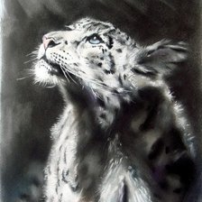 Схема вышивки «Леопард»