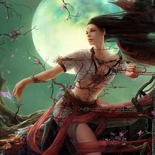 Схема вышивки «Нимфа»