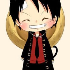 Схема вышивки «Луффи»