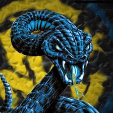 Схема вышивки «Интер Змей»