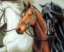 Схема вышивки «три масти»