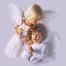 Схема вышивки «АНГЕЛОЧКИ.»