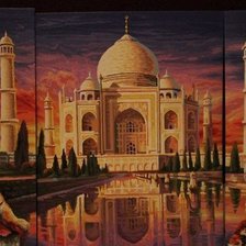 Схема вышивки «тадж махал»