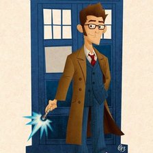 Схема вышивки «Доктор кто»