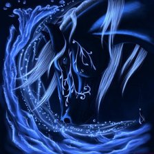 Схема вышивки «Конь морей»