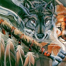 Схема вышивки «тотем»