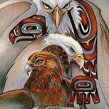 Схема вышивки «тотем»