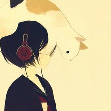 Схема вышивки «музыка с котэ»