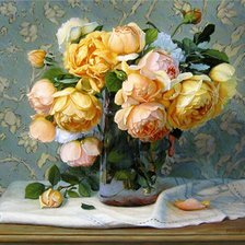 Схема вышивки «розы»