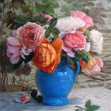 Схема вышивки «розы»