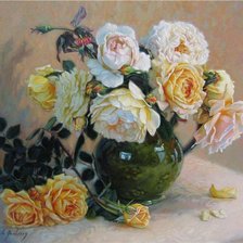 Схема вышивки «розы»