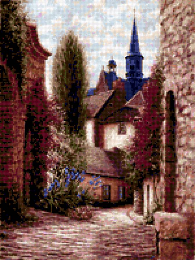 Улочки Прованса - пейзаж, улицы, прованс - предпросмотр