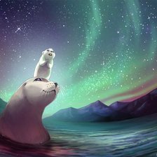 Схема вышивки «умка»