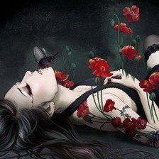 Схема вышивки «ночь»