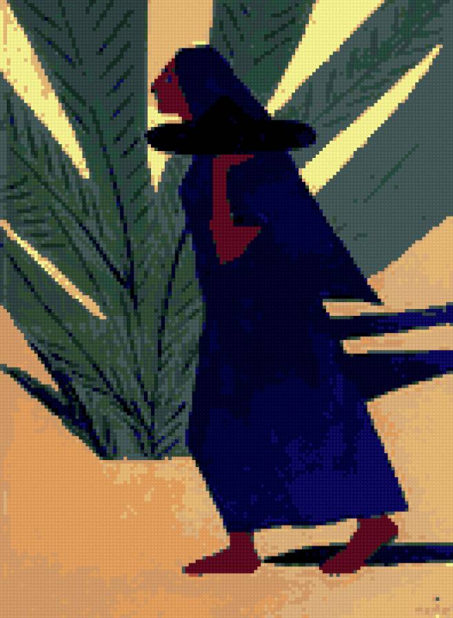 идущая женщина - сарьян, армения - предпросмотр