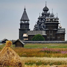 Схема вышивки «Кижи»
