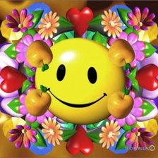 Схема вышивки «счастливый смайлик»