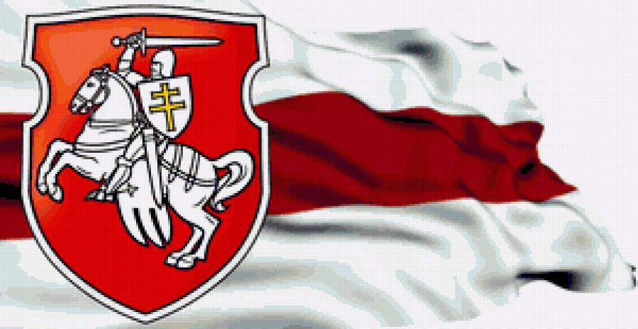 Пагоня - флаг, беларусь, бчб - предпросмотр