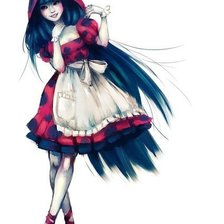 Схема вышивки «Красная шапочка»