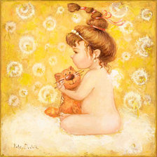 Схема вышивки «Девчушка»