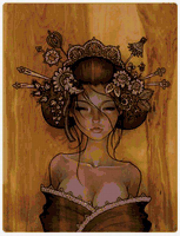 Японка - девушка, восток - предпросмотр