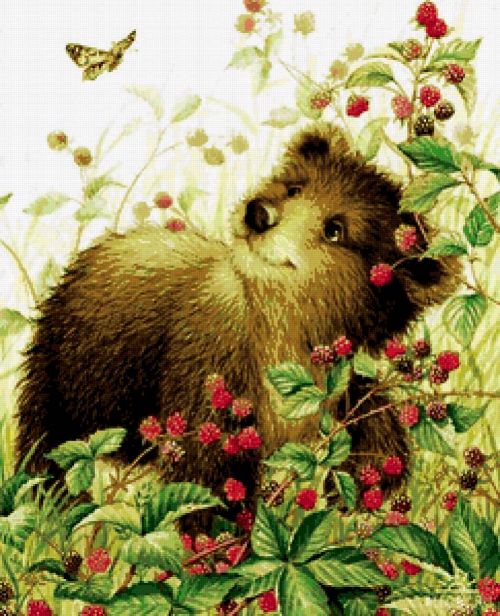 Мишутка - животные, медведь, детское - предпросмотр