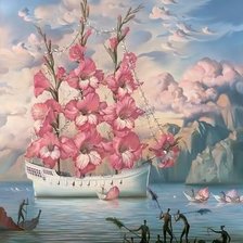 Схема вышивки «Корабль мечты»