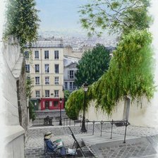 Схема вышивки «Художница»