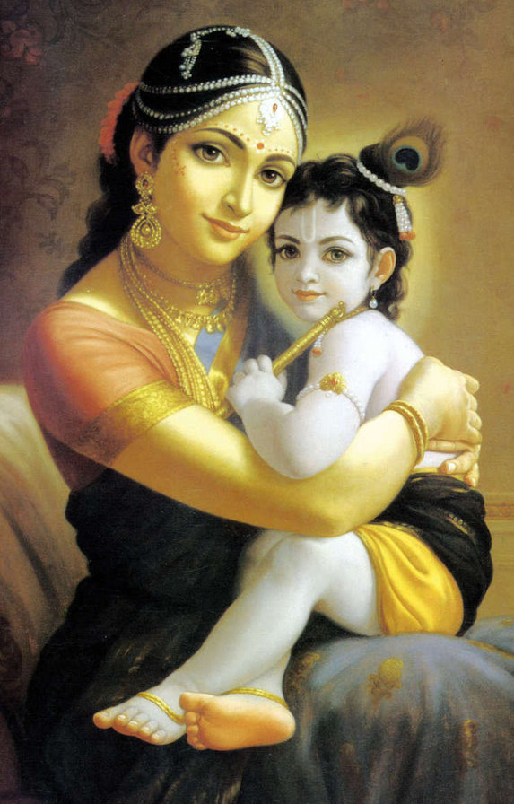 Кришна и Яшода_2 - оригинал