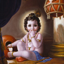 Схема вышивки «Маленький Кришна»