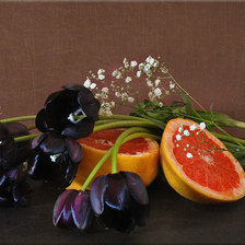 Схема вышивки «Цветы и натюрморты от Юлии Овчинниковой»