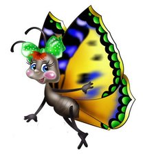 Схема вышивки «мультяшки»